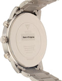 Buy Shop Guess Hendrix Chronograph Blue Dial Two Tone Steel Strap Watch for Men - W1309G4 USA Online