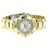Buy Shop Guess Vista Diamonds Gold Dial Gold Steel Strap Watch for Women - W13573L1 USA Online