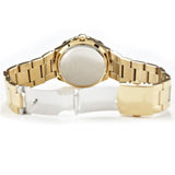 Buy Shop Guess Vista Diamonds Gold Dial Gold Steel Strap Watch for Women - W13573L1 USA Online