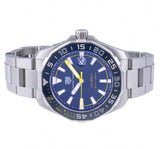 Buy Shop Tag Heuer Aquaracer Caliber 5 Match Timer Shinji Kagawa Edition Blue Dial Silver Steel Strap Watch for Men - WAY201H.BA0927 USA Online