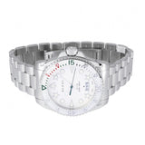 Gucci Dive Quartz White Dial Silver Steel Strap Watch For Men - YA136336