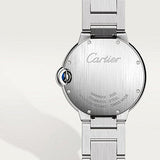 Buy Shop Cartier Ballon Bleu De Cartier Silver Dial Silver Steel Strap Watch for Women - W69011Z4 USA Online