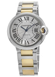 Buy Shop Cartier Ballon Bleu de Cartier Silver Dial Two Tone Steel Strap Watch for Women - W2BB0030 USA Online