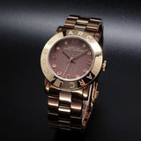 Buy Shop Marc Jacobs Amy Grey Dial Two Tone Steel Strap Watch for Women - MBM3195 USA Online