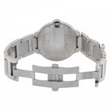 Buy Shop Cartier Ballon Bleu De Cartier Silver Dial Silver Steel Strap Watch for Men - WSBB0049 USA Online