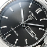 Buy Shop Tag Heuer Carrera Day Date Automatic Black Dial Silver Steel Strap Watch for Men - WBN2010.BA0640 USA Online