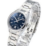 Buy Shop Tag Heuer Carrera Blue Dial Silver Steel Strap Watch for Women - WBN2411.BA0621 USA Online