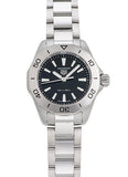 Buy Shop Tag Heuer Aquaracer Professional 200 Quartz Black Dial Silver Steel Strap Watch for Women - WBP1410.BA0622 USA Online