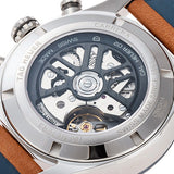 Buy Shop Tag Heuer Carrera Automatic Chronograph Blue Dial Brown Leather Strap Watch for Men - CBN2A1A.FC6537 USA Online