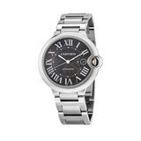 Buy Shop Cartier Ballon Bleu de Cartier Black Dial Silver Steel Strap Watch for Men - W6920042 USA Online