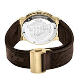 Buy Shop Salvatore Ferragamo F-80 Classic White Dial Brown Leather Strap Watch for Men - SFDT00819 USA Online