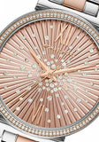 Buy Shop Michael Kors Sofie Quartz Rose Gold Dial Two Tone Steel Strap Watch For Women - MK3972 USA Online