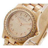 Buy Shop Marc Jacobs Henry Rose Gold Dial Rose Gold Steel Strap Watch for Women - MBM3278 USA Online