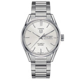 Buy Shop Tag Heuer Carrera Calibre 5 Automatic White Dial Silver Steel Strap Watch for Men - WAR201B.BA0723 USA Online