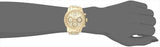 Guess Sunrise Chronograph Gold Dial Gold Steel Strap Watch For Women - W0330L1