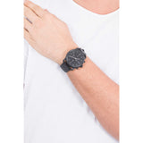 Buy Shop Fossil Commuter Black Dial Black Leather Strap Watch for for Men - FS5504 USA Online