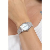 Buy Shop Emporio Armani Federica Mother of Pearl Dial Silver Steel Strap Watch For Women - AR11557 USA Online