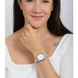 Buy Shop Emporio Armani Federica Mother of Pearl Dial Silver Steel Strap Watch For Women - AR11557 USA Online