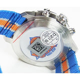 Buy Shop Tissot Quickster Chronograph NBA New York Kicks White Dial Multicolored Nato Strap Watch For Men - T095.417.17.037.06 USA Online