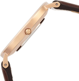 Buy Shop Daniel Wellington Classic Bristol White Dial Brown Leather Strap Watch For Women - DW00100039 USA Online