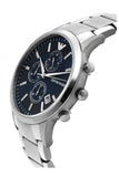 Buy Shop Emporio Armani Renato Chronograph Blue Dial Silver Steel Strap Watch For Men - AR11164 USA Online
