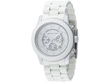 Buy Shop Michael Kors Oversize White Dial White Steel Strap Watch for Men - MK8108 USA Online