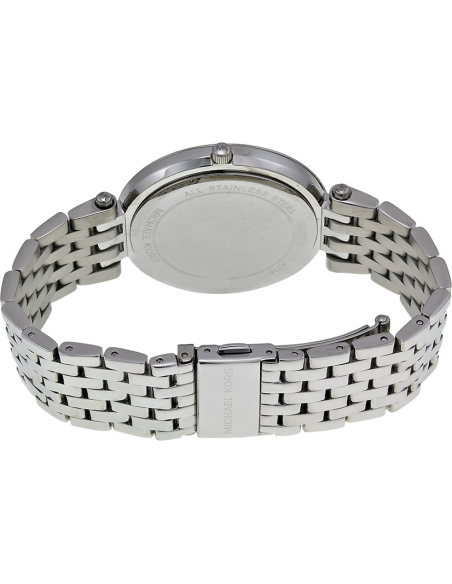 Buy Shop Michael Kors Darci Crystal Pink Dial Silver Stainless Steel Strap Watch for Women - MK3352 USA Online