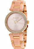 Buy Shop Michael Kors Delray Rose Gold Dial Rose Gold Steel Strap Watch for Women - MK4322 USA Online