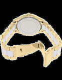 Buy Shop Michael Kors Slim Runway Quartz White Dial Two Tone Steel Strap Watch For Women - MK4295 USA Online
