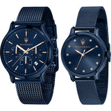Buy Shop Maserati Epoca Analog Blue Dial Blue Mesh Bracelet Watch For Men - R8873618010 USA Online
