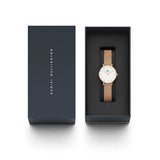 Buy Shop Daniel Wellington Classic Petite White Dial Rose Gold Mesh Bracelet Watch For Women - DW00100219 USA Online