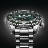 Buy Shop Seiko Prospex GMT Divers Automatic Marine Green Dial Silver Steel Strap Watch For Men - SPB381J1 USA Online