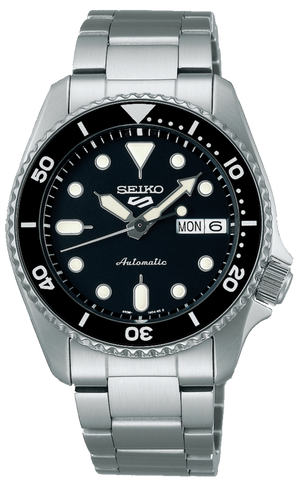 Buy Shop Seiko 5 Sports SKX Automatic Black Dial Silver Steel Strap Watch For Men - SRPK29K1 USA Online
