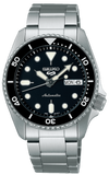 Buy Shop Seiko 5 Sports SKX Automatic Black Dial Silver Steel Strap Watch For Men - SRPK29K1 USA Online