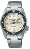 Buy Shop Seiko 5 Sports SKX Automatic Cream Dial Silver Steel Strap Watch For Men - SRPK31K1 USA Online