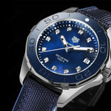 Buy Shop Tag Heuer Aquaracer Quartz Mother of Pearl Blue Dial Blue NATO Strap Watch for Women - WAY131L.FT6091 USA Online