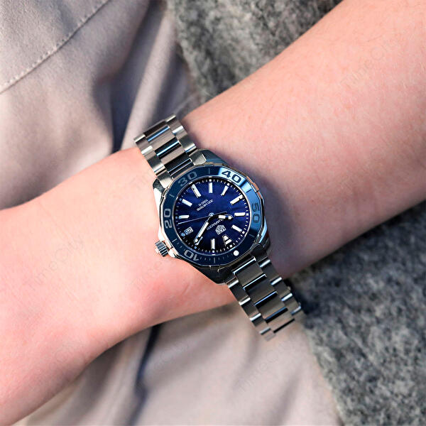 Buy Shop Tag Heuer Aquaracer Blue Dial Watch for Women - WSY131L.BA0748 USA Online