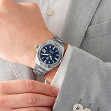 Tag Heuer Aquaracer Automatic Blue Dial Silver Steel Strap Watch for Men - WBD2112.BA0928