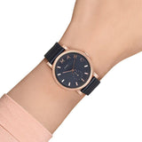 Buy Shop Marc Jacobs Baker Navy Blue Dial Navy Blue Leather Strap Watch for Women - MBM1329 USA Online