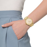 Buy Shop Marc Jacobs Baker White Dial Gold Steel Strap Watch for Women - MBM3247 USA Online