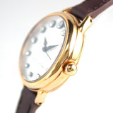 Buy Shop Marc Jacobs Betty White Dial Brown Leather Strap Watch for Women - MJ1481 USA Online