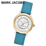 Buy Shop Marc Jacobs Roxy Silver Dial Green Leather Strap Watch for Women - MJ1633 USA Online
