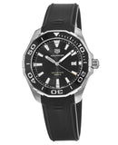 Buy Shop Tag Heuer Aquaracer Quartz Black Dial Black Rubber Strap Watch for Men - WAY101A.FT6141 USA Online