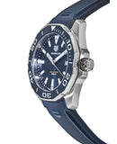 Buy Shop Tag Heuer Aquaracer Blue Dial Blue Rubber Strap Watch for Men - WAY111C.FT6155 USA Online