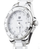Buy Shop Tag Heuer Aquaracer Diamonds White Dial Two Tone Steel Strap Watch for Women - WAY131D.BA0914 USA Online