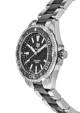 Buy Shop Tag Heuer Aquaracer Quartz Diamonds Black Dial Two Tone Steel Strap Watch for Women - WAY131G.BA0913 USA Online