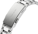 Tag Heuer Aquaracer Diamonds Mother of Pearl White Dial Silver Steel Strap Watch for Women - WBD131C.BA0748