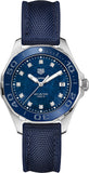 Buy Shop Tag Heuer Aquaracer Blue Mother of Pearl Dial Watch for Women - WAY131L.FT6091 USA Online