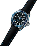 Buy Shop Tag Heuer Aquaracer Calibre 5 Automatic Black Dial Black Nylon Strap Watch for Men - WAY201C.FC6395 USA Online