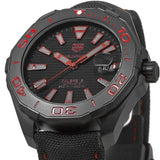 Buy Shop Tag Heuer Aquaracer Caliber 5 Black Dial Black Nylon Strap Watch for Men - WAY208A.FC6381 USA Online